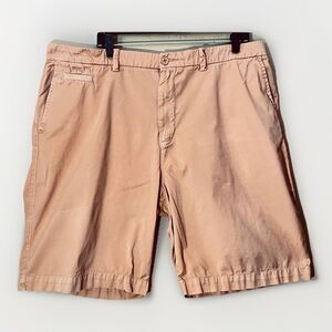 Quiksilver Waterman Chino Shorts Mens 40 Peach Cotton Flat Front Size